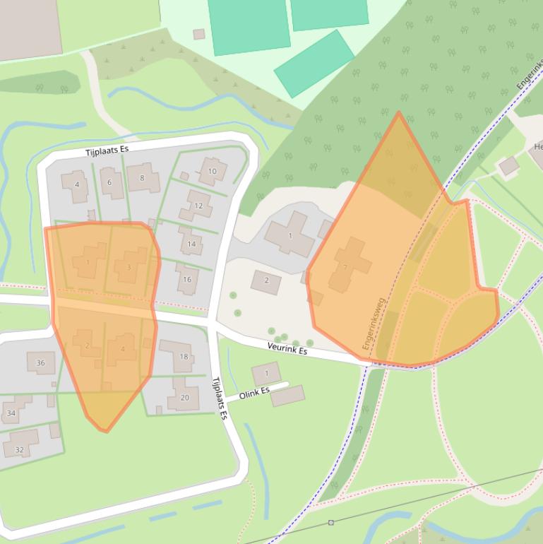 Kaart van postcodegebied 7541PH.