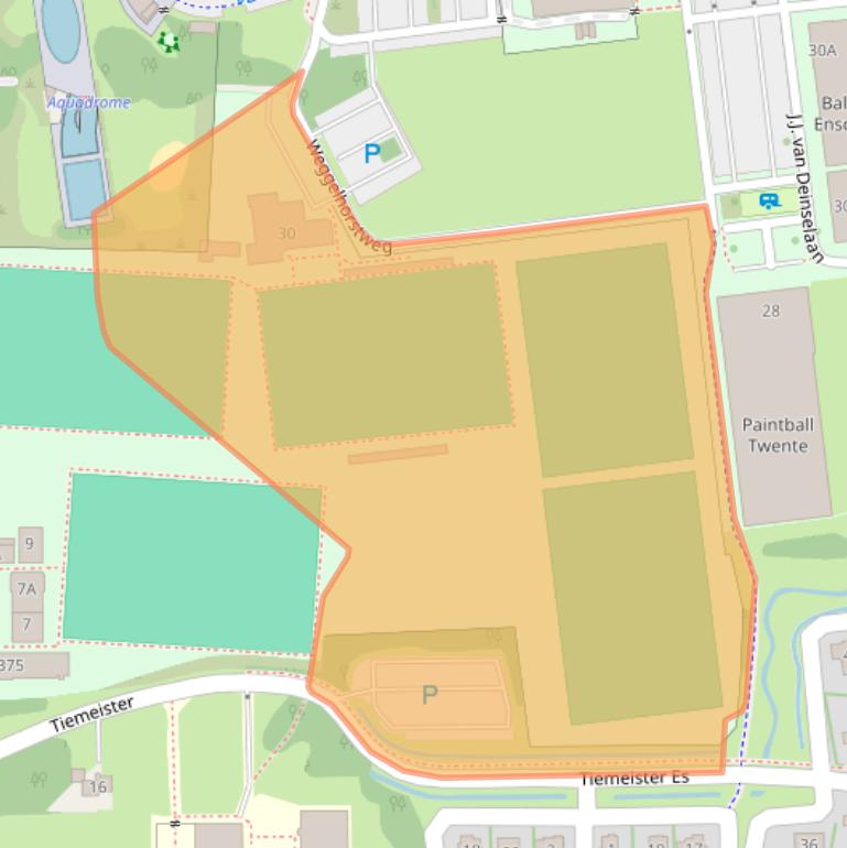 Kaart van postcodegebied 7541WJ.