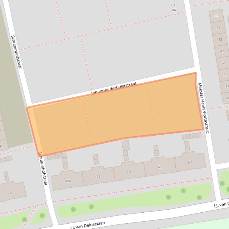 Kaart van postcodegebied 7541XE.