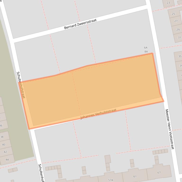 Kaart van postcodegebied 7541XG.