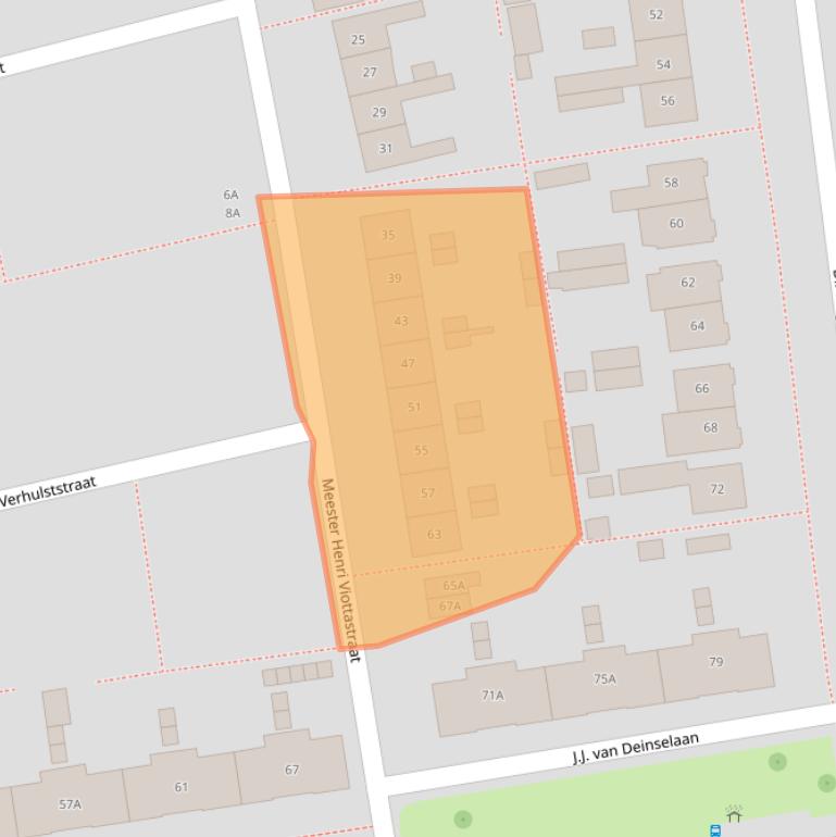 Kaart van postcodegebied 7541XH.