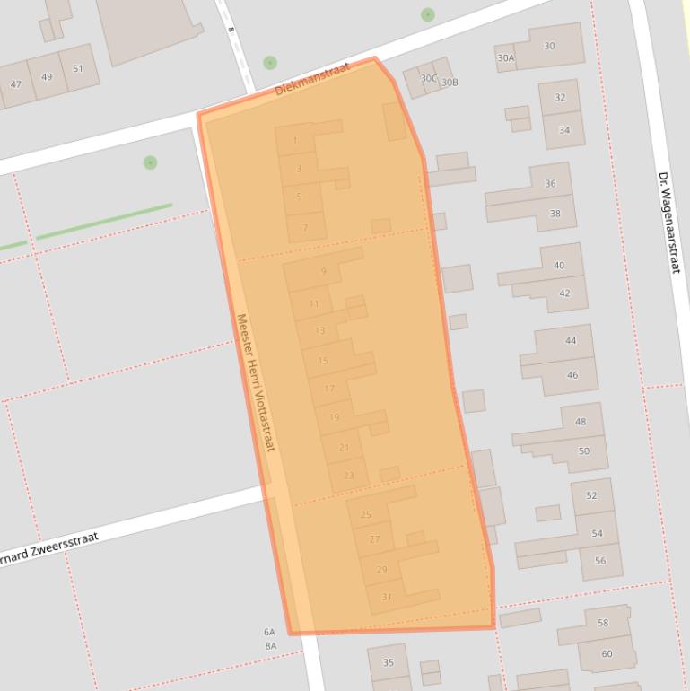 Kaart van postcodegebied 7541XJ.