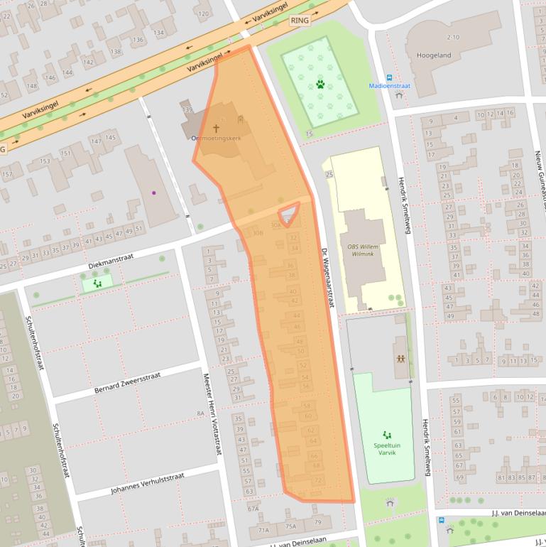 Kaart van postcodegebied 7541XK.