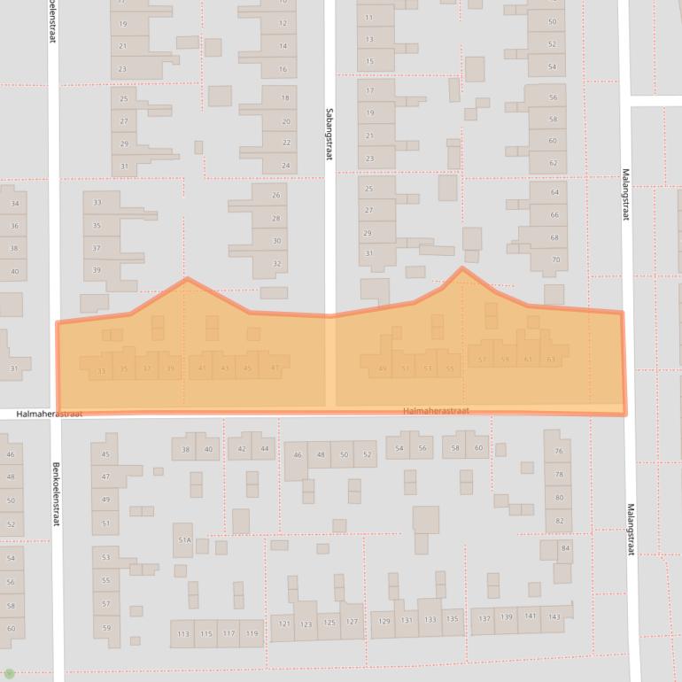Kaart van postcodegebied 7541XV.