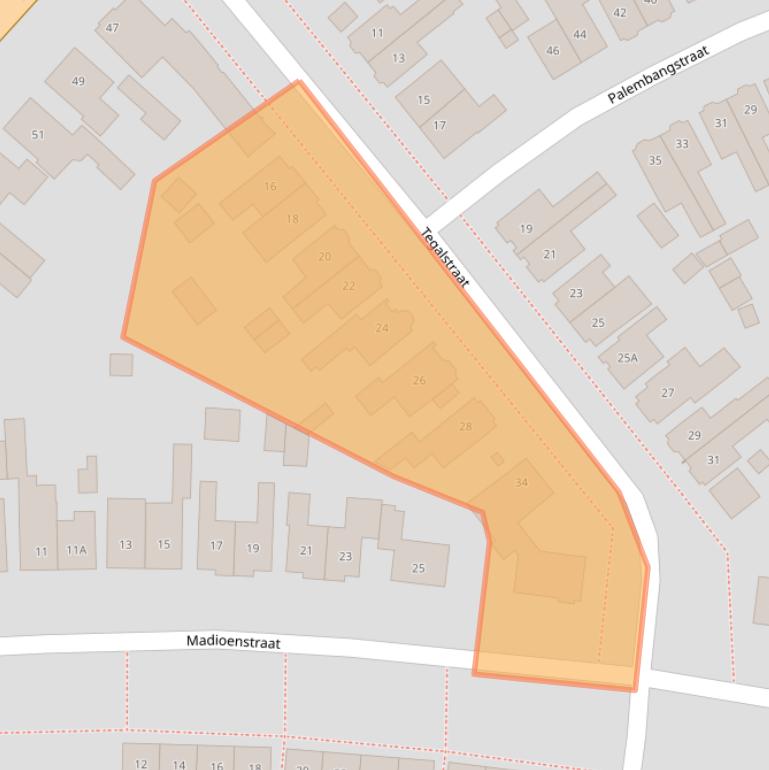 Kaart van postcodegebied 7541ZB.