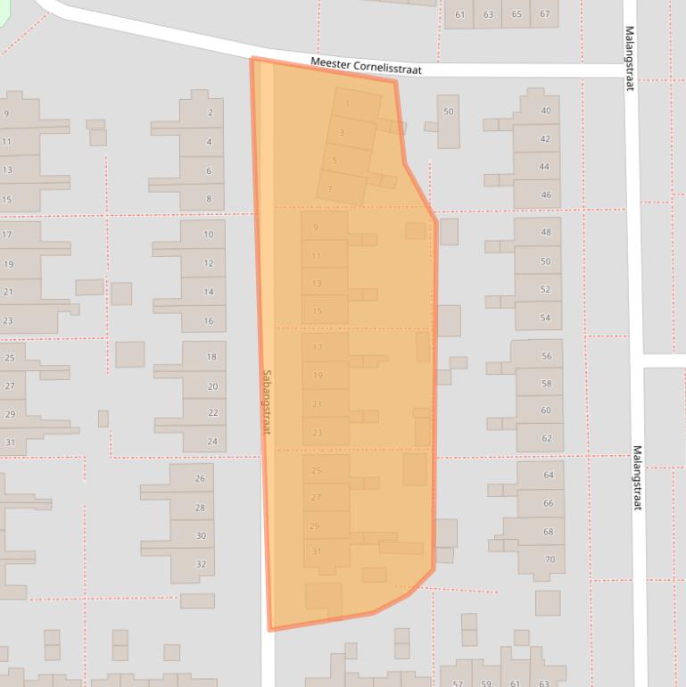 Kaart van postcodegebied 7541ZE.