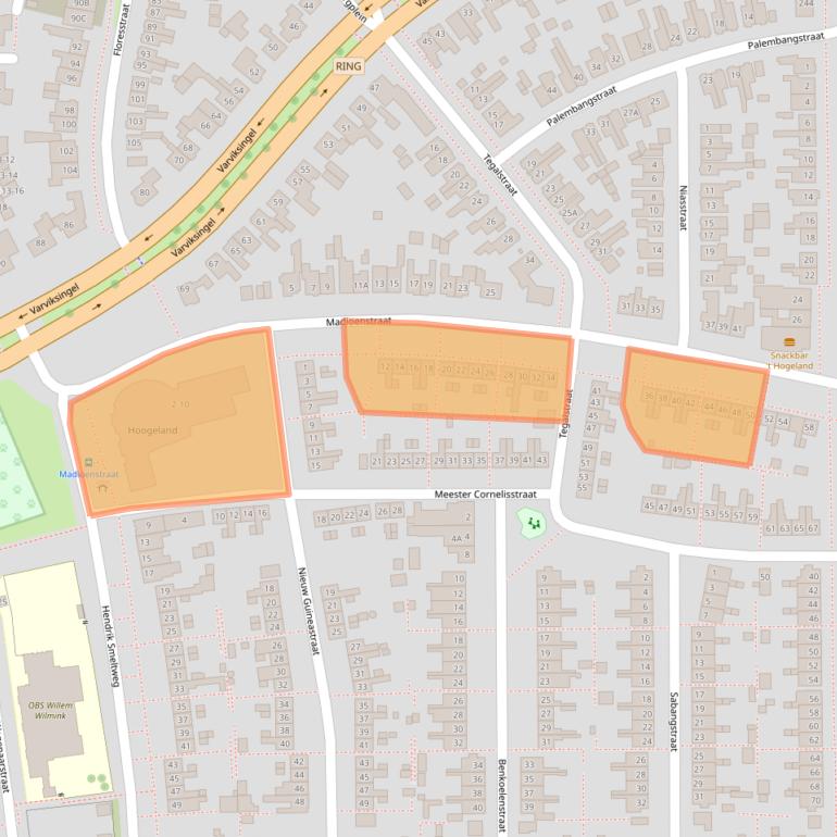 Kaart van postcodegebied 7541ZL.