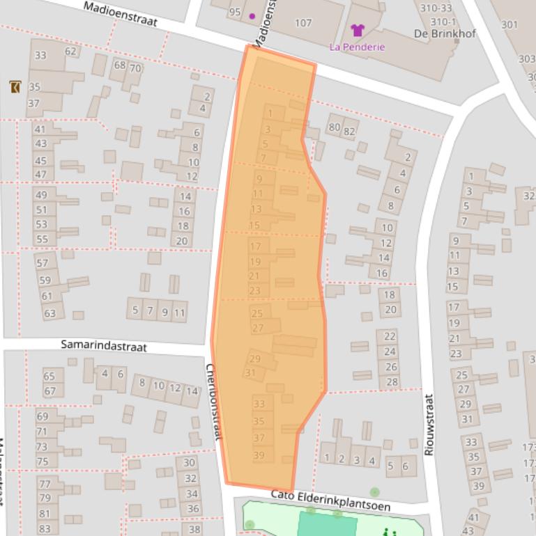 Kaart van postcodegebied 7541ZS.
