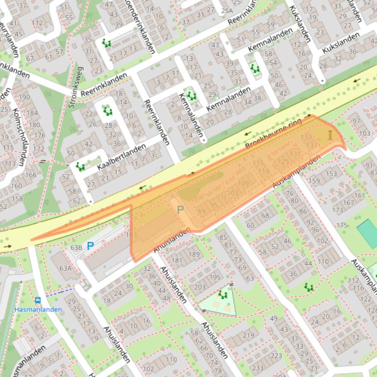 Kaart van postcodegebied 7542AG.