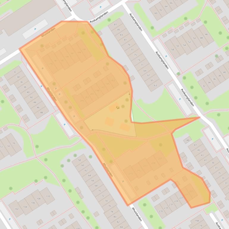 Kaart van postcodegebied 7542AH.