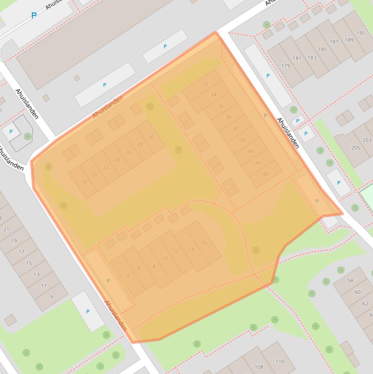 Kaart van postcodegebied 7542AL.