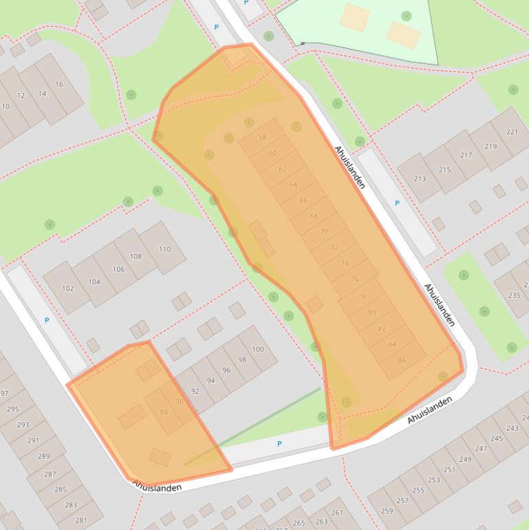 Kaart van postcodegebied 7542AM.