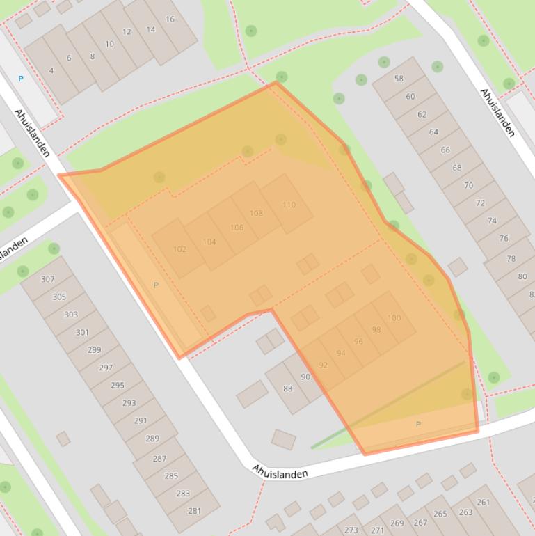 Kaart van postcodegebied 7542AN.