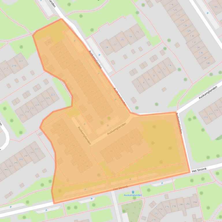 Kaart van postcodegebied 7542AP.