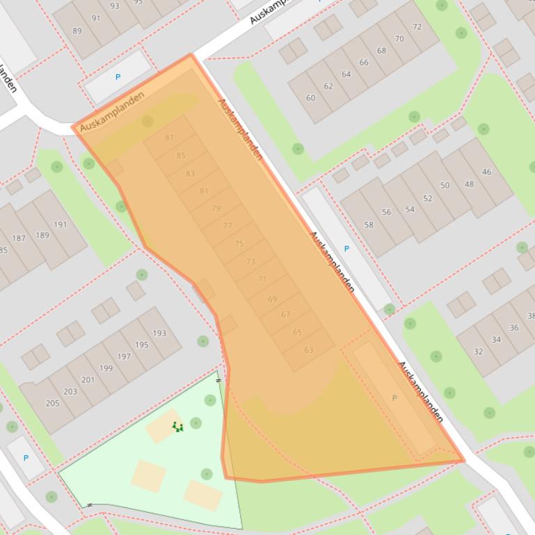 Kaart van postcodegebied 7542AR.