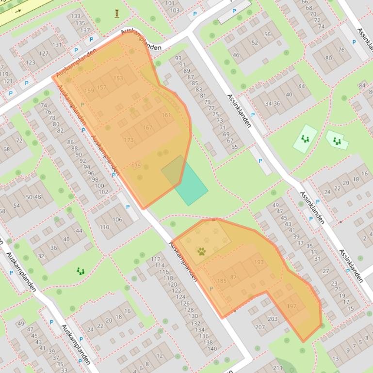 Kaart van postcodegebied 7542AT.