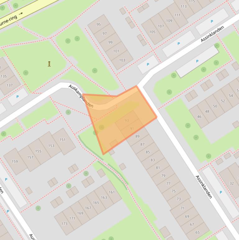 Kaart van postcodegebied 7542BC.