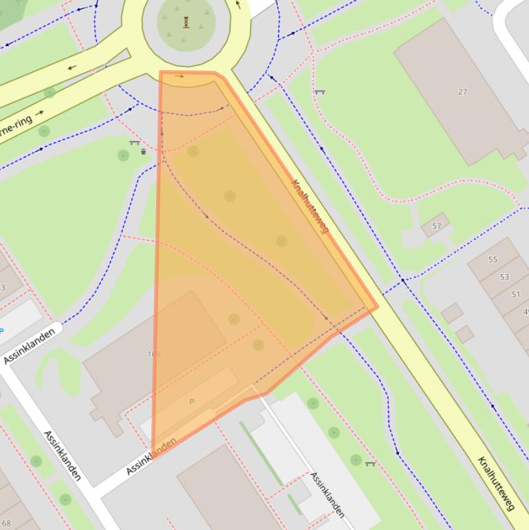 Kaart van postcodegebied 7542BD.