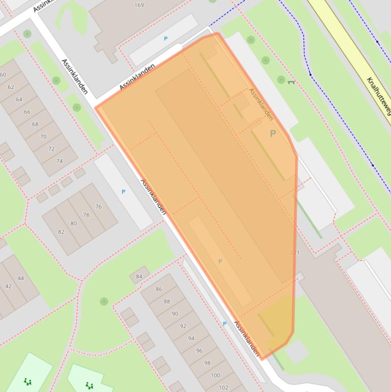 Kaart van postcodegebied 7542BG.