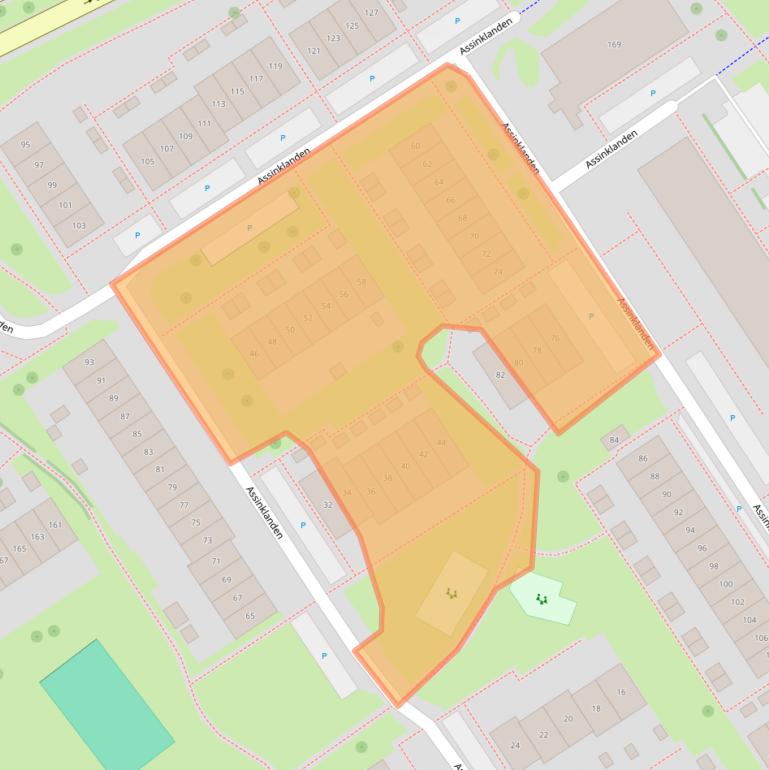Kaart van postcodegebied 7542BL.