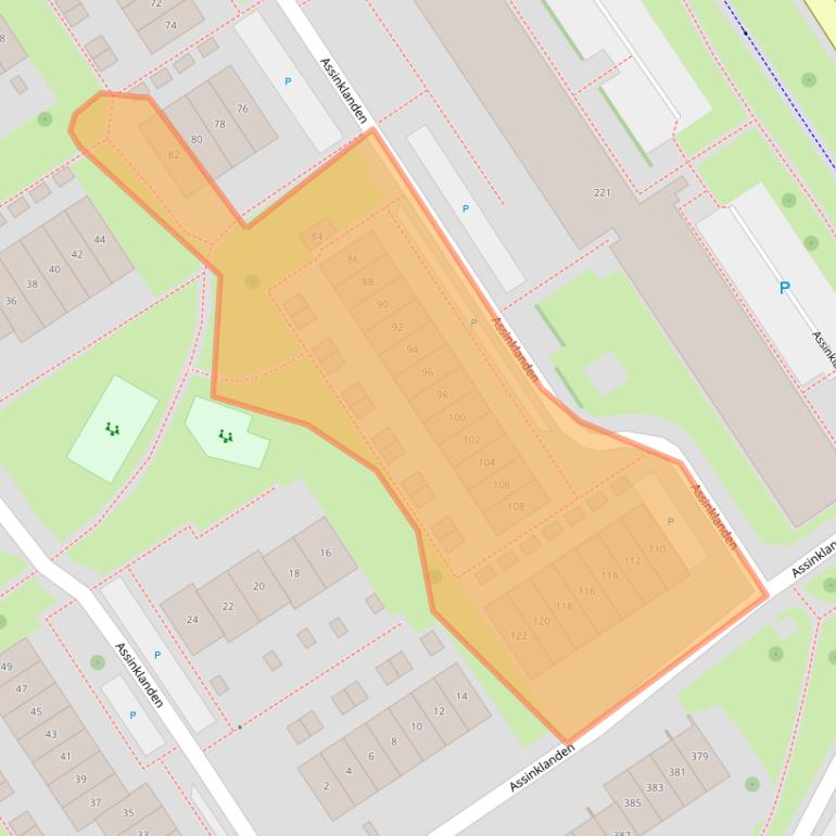 Kaart van postcodegebied 7542BM.