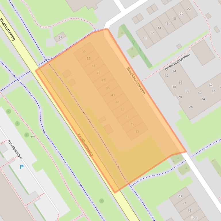 Kaart van postcodegebied 7542BP.