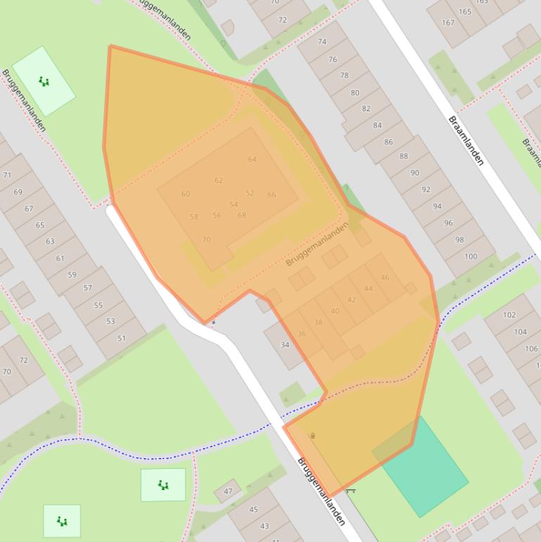 Kaart van postcodegebied 7542CD.