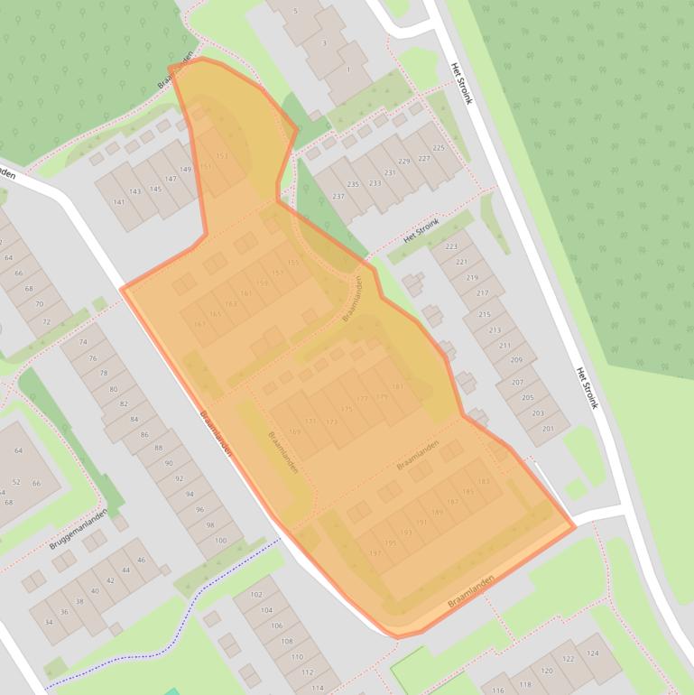 Kaart van postcodegebied 7542CH.