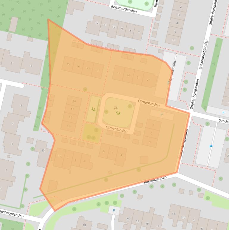 Kaart van postcodegebied 7542CW.