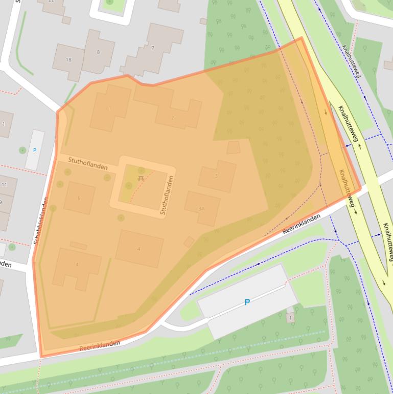 Kaart van postcodegebied 7542DD.