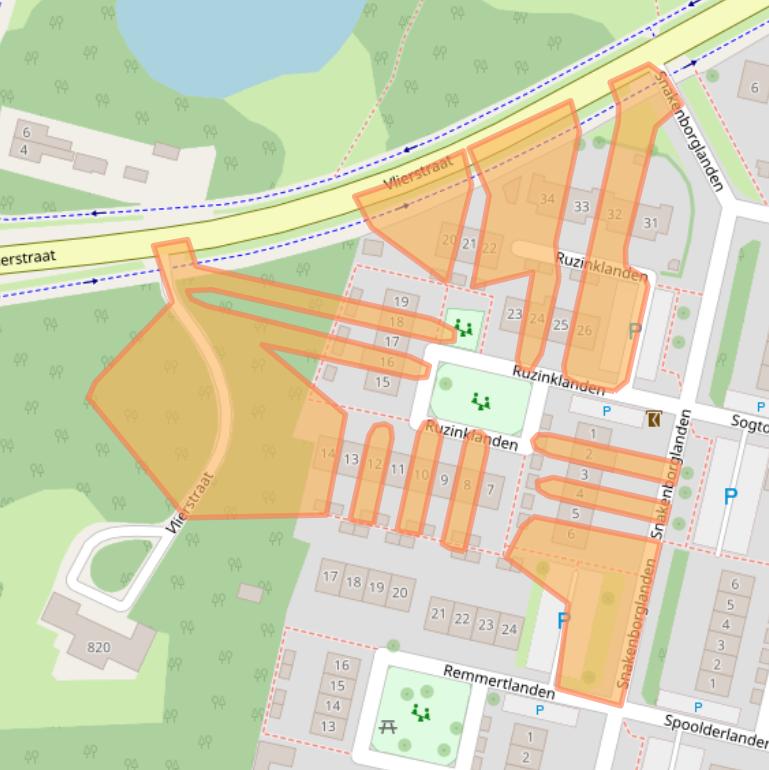 Kaart van postcodegebied 7542DX.
