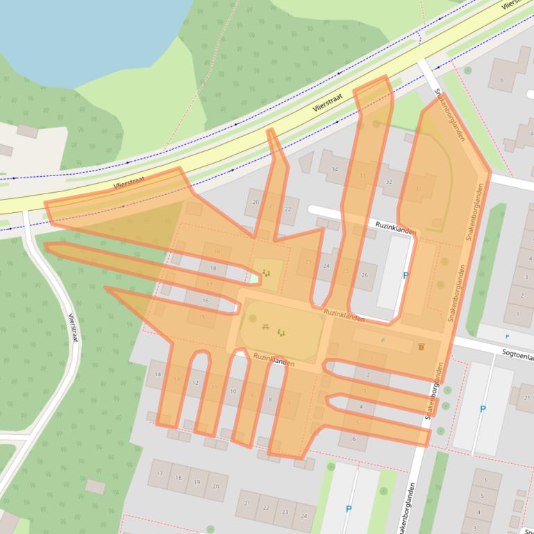 Kaart van postcodegebied 7542DZ.