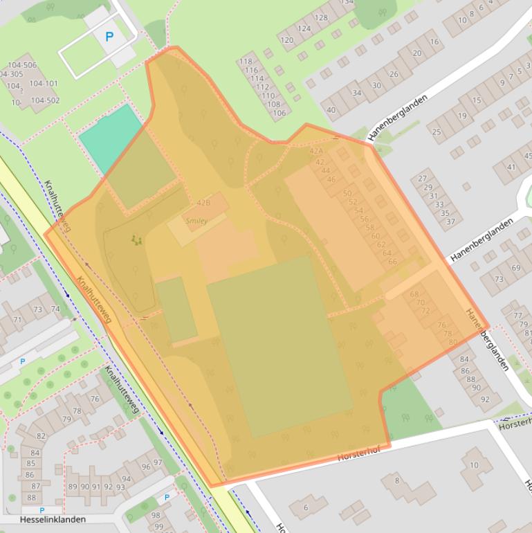 Kaart van postcodegebied 7542EB.