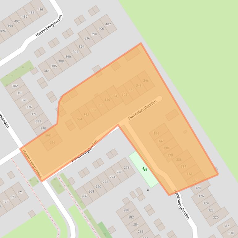 Kaart van postcodegebied 7542EK.