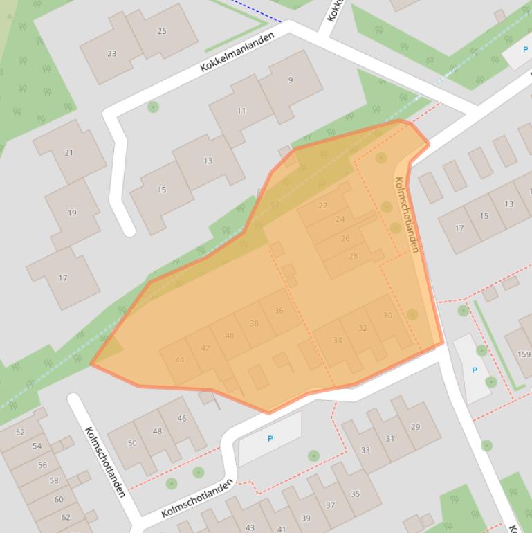 Kaart van postcodegebied 7542GA.