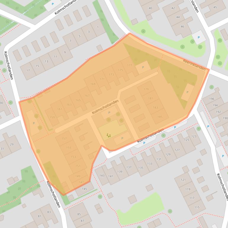 Kaart van postcodegebied 7542GH.
