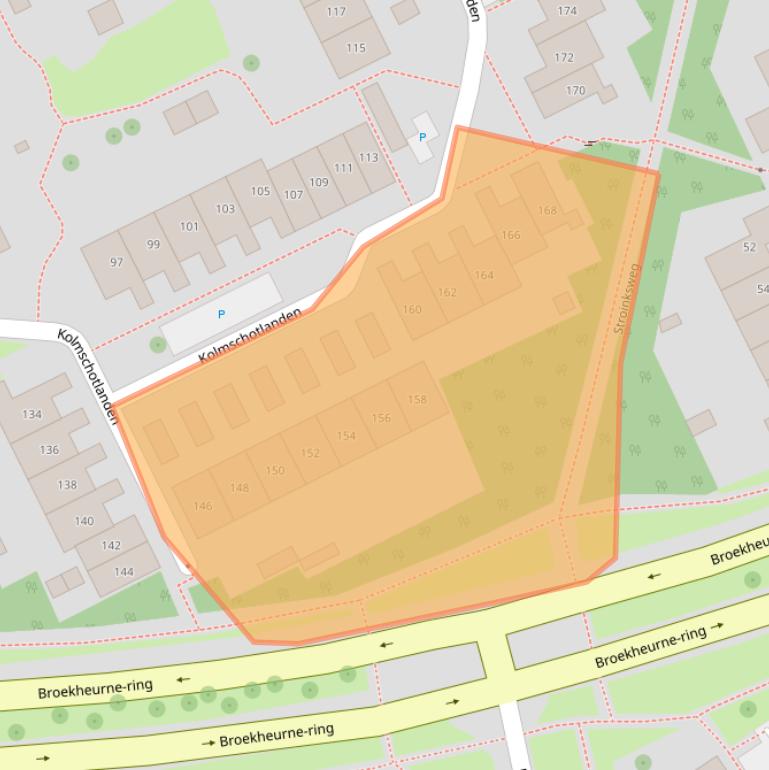Kaart van postcodegebied 7542GK.