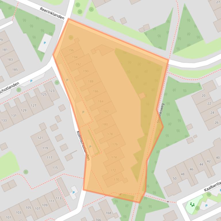 Kaart van postcodegebied 7542GL.