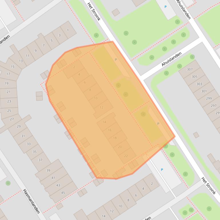 Kaart van postcodegebied 7542GR.