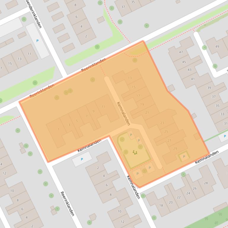 Kaart van postcodegebied 7542HL.