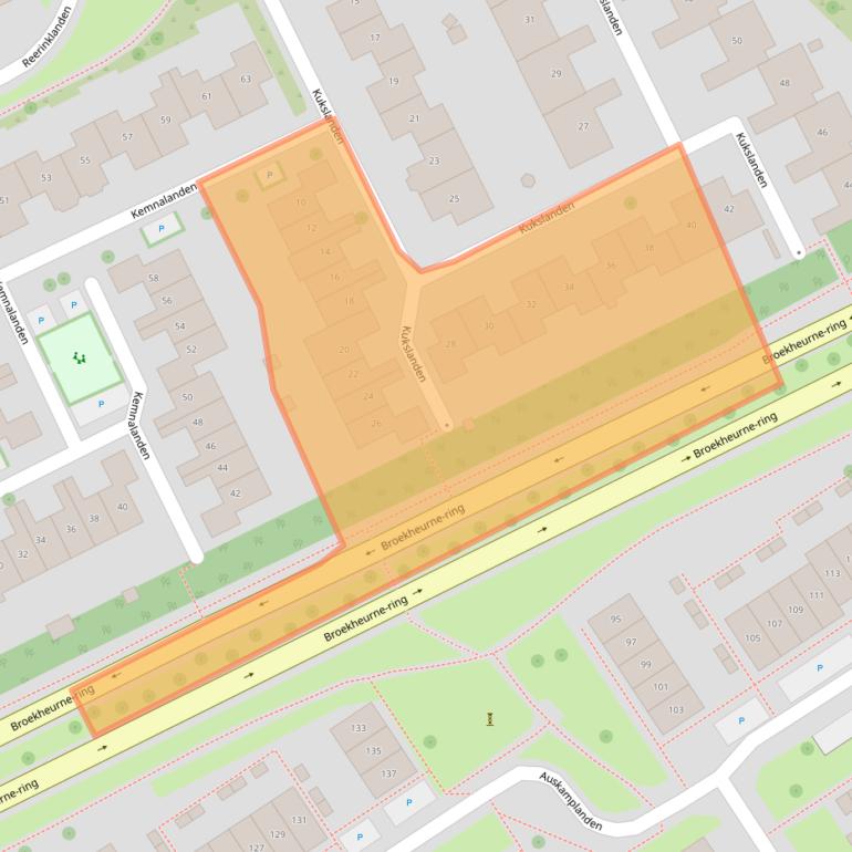 Kaart van postcodegebied 7542HV.