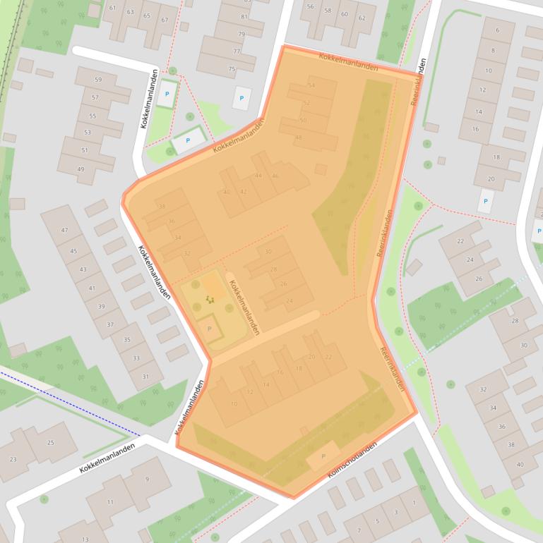 Kaart van postcodegebied 7542JA.