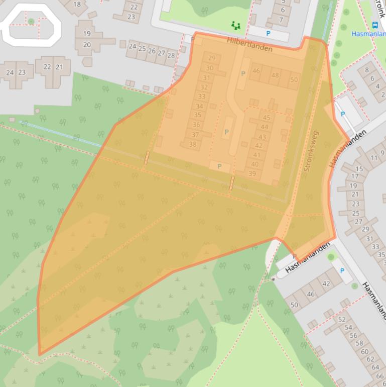 Kaart van postcodegebied 7542JJ.