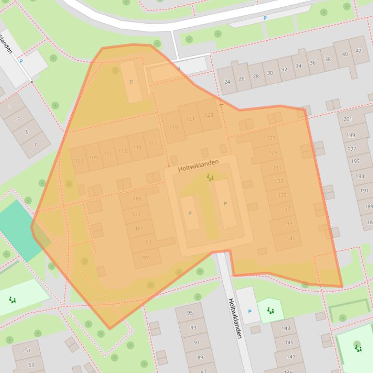 Kaart van postcodegebied 7542JZ.