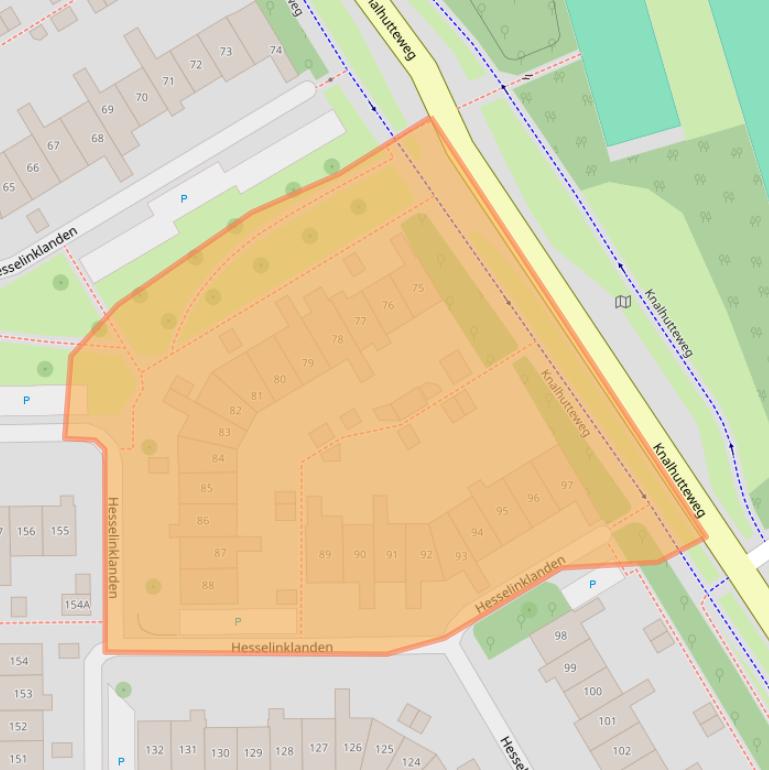 Kaart van postcodegebied 7542KD.