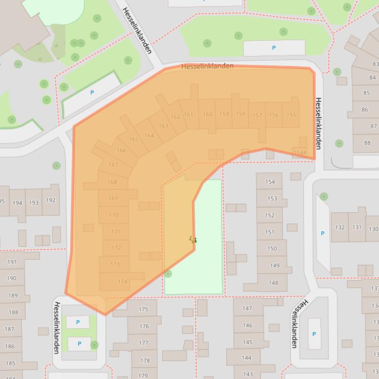 Kaart van postcodegebied 7542KJ.
