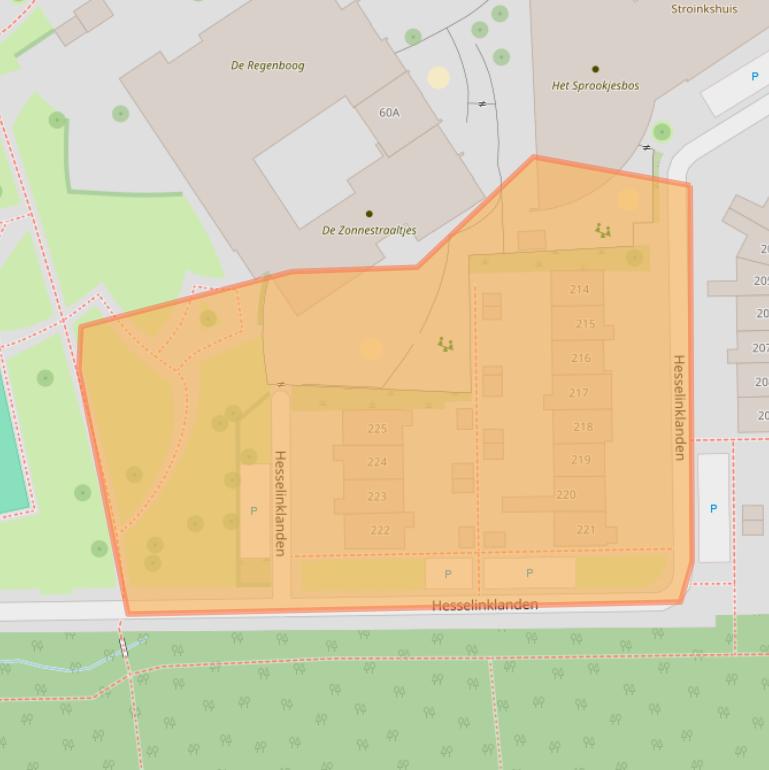 Kaart van postcodegebied 7542KM.