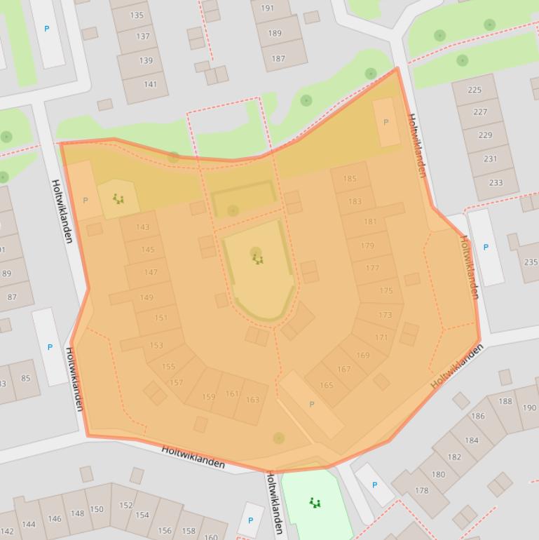 Kaart van postcodegebied 7542KW.