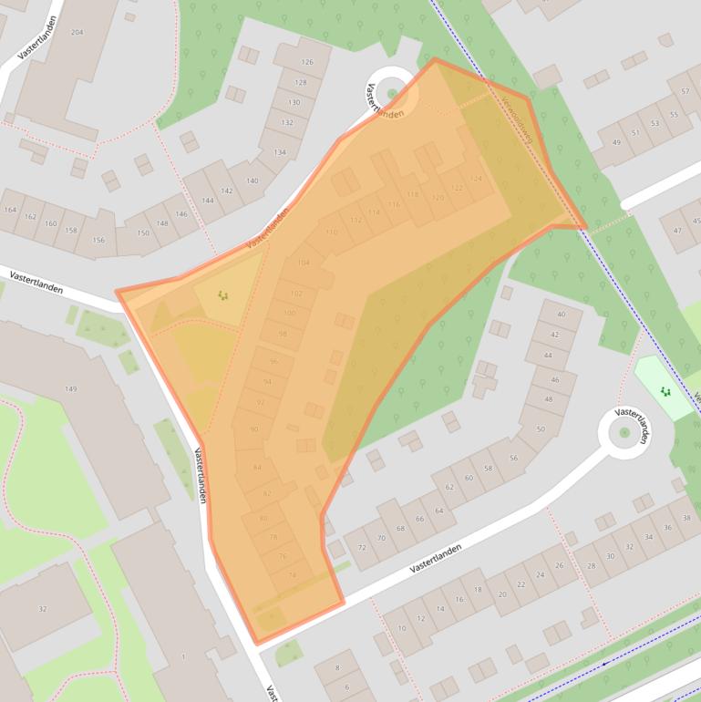 Kaart van postcodegebied 7542LD.