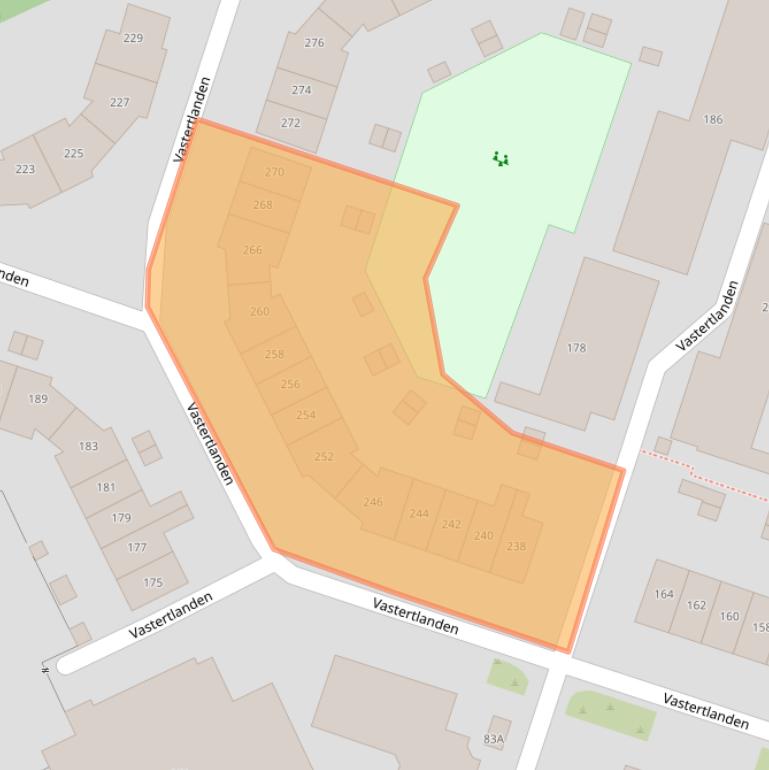 Kaart van postcodegebied 7542LJ.